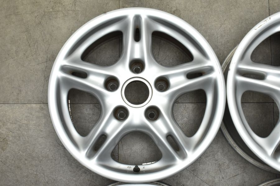 986ボクスター　純正16インチ シルバー 5本スポークホイールセット 986ボクスター 純正16インチ シルバー 5本スポークホイール