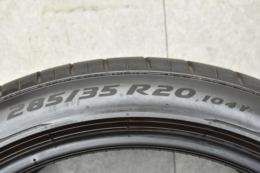 バリ溝品】ピレリ P ZERO PZ4 285/35R20 MO-S メルセデスベンツ承認 2本セット W223 W222 Sクラス ポルシェ  パナメーラ MASERATI ギブリ 中古 タイヤのみ | パーツ販売ナンバーワン