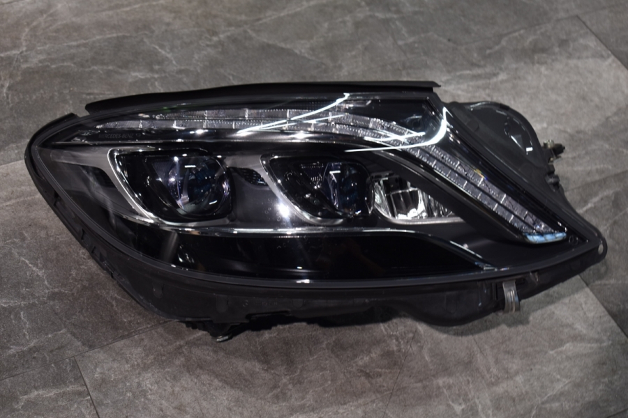 メルセデスベンツ W222 Sクラス 前期 純正 LED ヘッドライト ランプ ユニット 右側 A222 906 10 02 補修用に S300  S400 S550