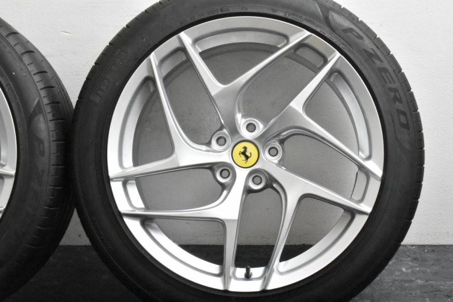 正規品/鍛造】フェラーリ 812 superfast 純正OP 20in 10J+48.4 11.5J+57.3 PCD114.3 P-ZERO  275/35R20 315/35R20 Ferrari承認タイヤ 即納 中古 タイヤホイールセット | パーツ販売ナンバーワン