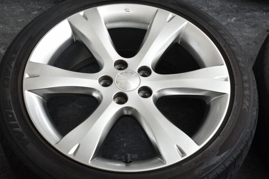 美品】SUBARU スバル BP5 レガシィ 後期 純正 17in 7J+55 PCD100
