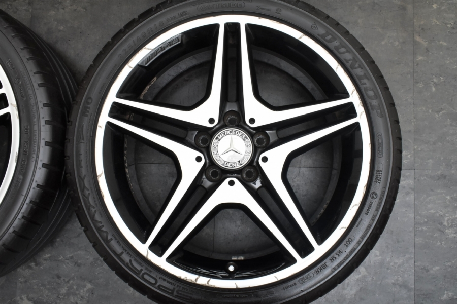 ベンツで使用 ホイールセット 225/40R18 ベンツで使用 ホイールセット