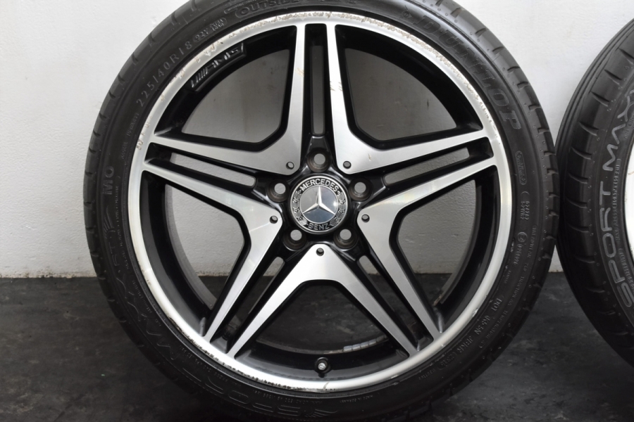 メルセデスベンツCLA180 純正ホイール2本セット 225/40R18