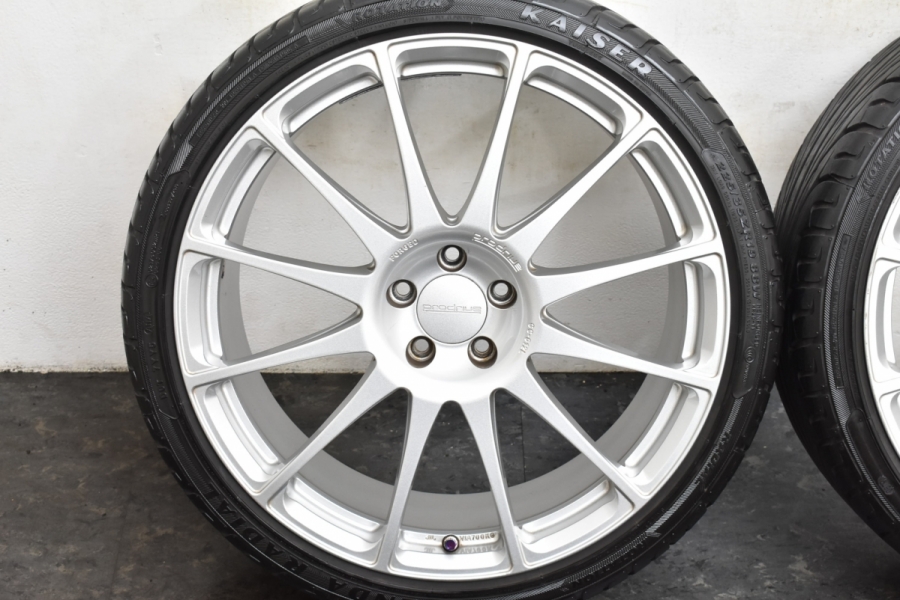 鍛造品】ブリヂストン プロドライブ GC-012L 19in 8.0J +50 PCD100 ケンダ カイザー 225/35ZR19 BRZ  インプレッサ 86 プリウス CT200h 中古 タイヤホイールセット | パーツ販売ナンバーワン