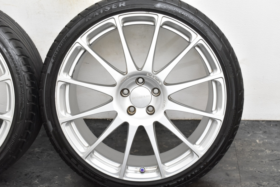 鍛造品】ブリヂストン プロドライブ GC-012L 19in 8.0J +50 PCD100 ケンダ カイザー 225/35ZR19 BRZ  インプレッサ 86 プリウス CT200h 中古 タイヤホイールセット | パーツ販売ナンバーワン