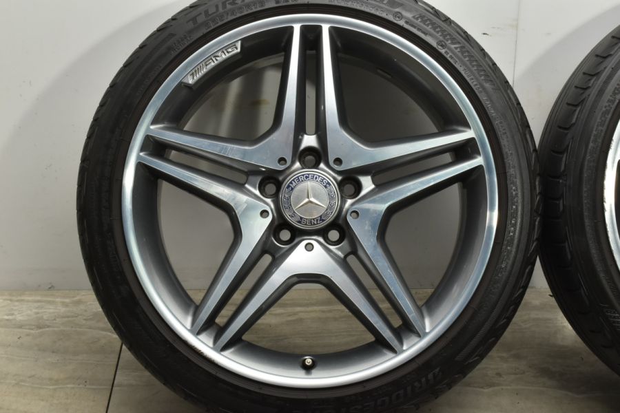 【正規品】ベンツ W176 Aクラス AMG 純正 18in 7.5J +52 PCD112 ブリヂストン 225/40R18 A1764010302  W247 Bクラス C117 CLAクラス 流用