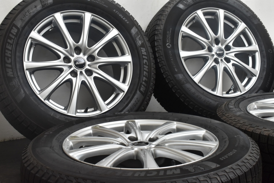 【美品！】225/65R17 スタッドレス【バリ溝】 2019年製 バリ溝 美品】ホットスタッフ ボクサー 17in 7J +38 PCD114.3