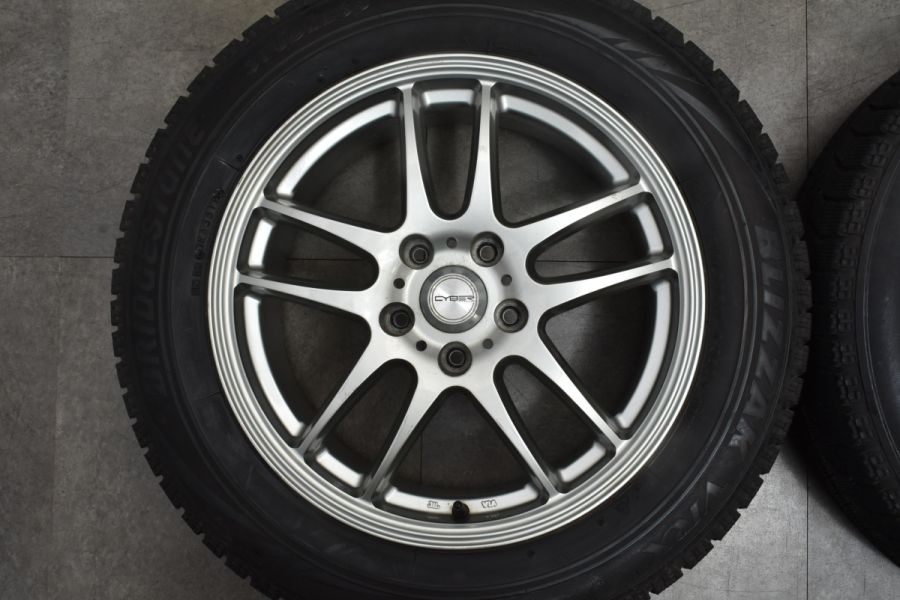 エスティマ オデッセイ等に】サイバー 17in 7J +48 PCD114.3