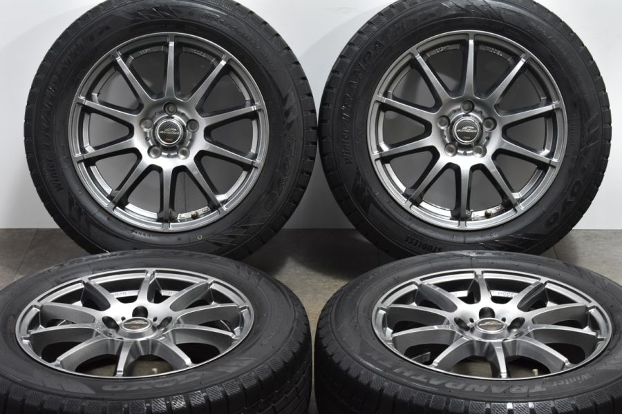 美品】シュナイダー 17in 7J+48 PCD114.3 トーヨー ウィンタートランパス TX 225/60R17 SK フォレスター  クロストレック エクストレイル 中古 スタッドレスタイヤホイールセット | パーツ販売ナンバーワン