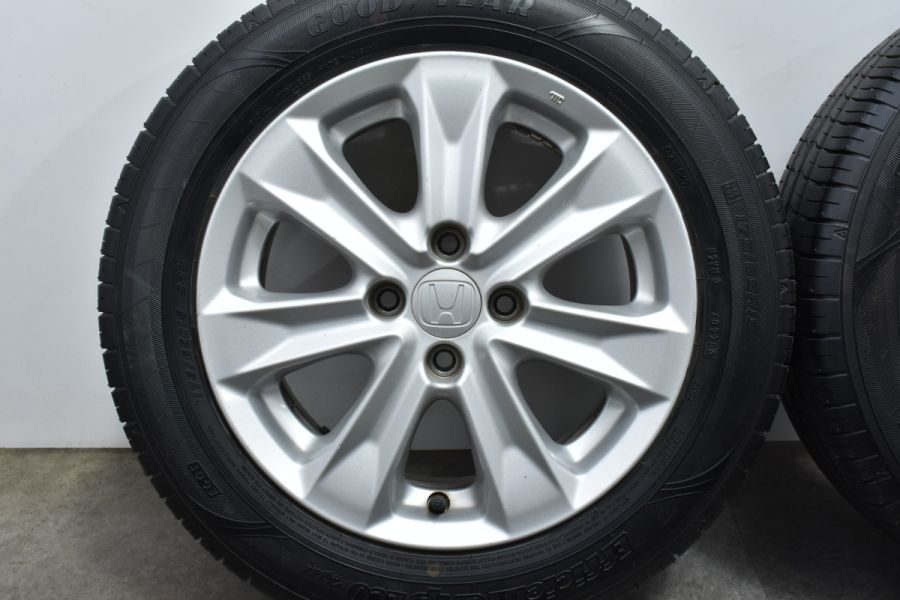 ホンダ フィット 純正 15in 5.5J +45 PCD100 グッドイヤー エフィシェントグリップエコ EG01 175/65R15 シャトル  インサイト 中古 タイヤホイールセット | パーツ販売ナンバーワン