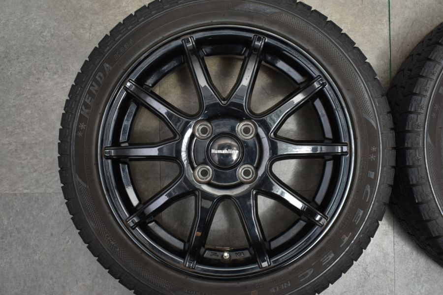 程度良好品】ヒューマンライン S-15 15in 4.5J +45 PCD100