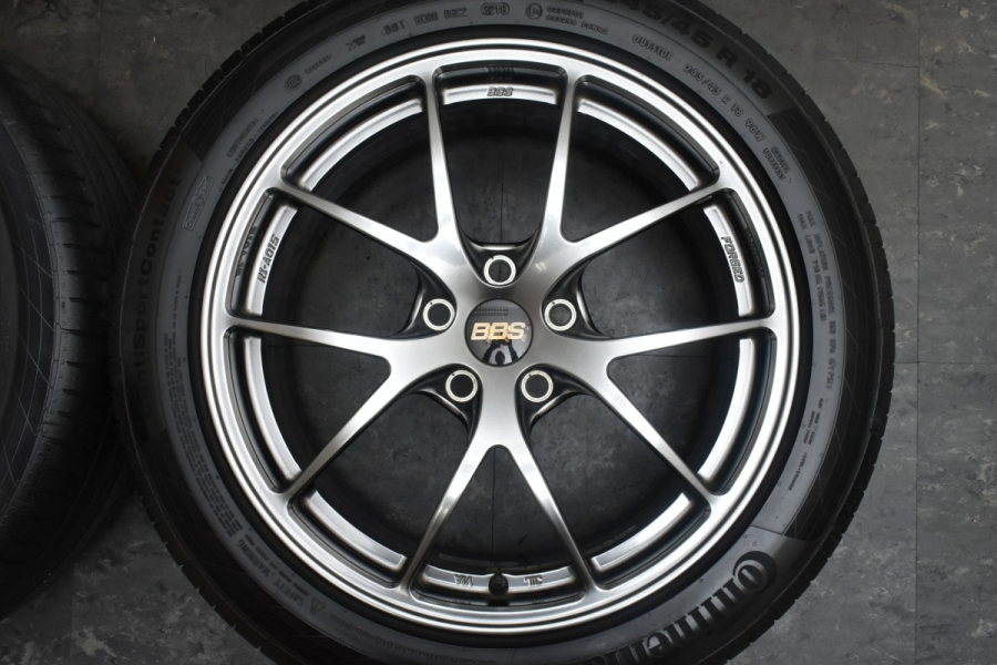 鍛造】BBS RI-A015 18in 8J+45 PCD112 フォルクスワーゲン ゴルフ