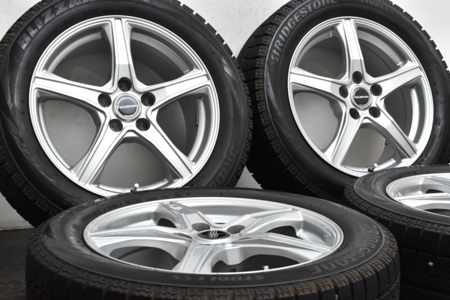 トヨタ車専用設計】【バリ溝 美品】バルミナ 17in 7J +40 PCD114.3