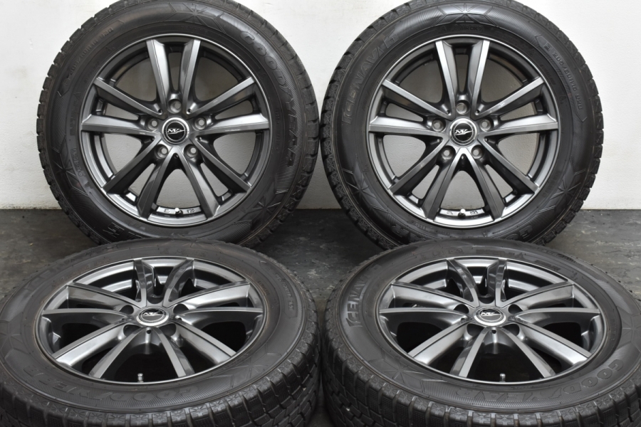 美品】Weds ニルバーナ 16in 6.5J +45 PCD114.3 グッドイヤー アイスナビ6 205/60R16 ノア ヴォクシー  ステップワゴン MAZDA3 プレマシー 中古 スタッドレスタイヤホイールセット | パーツ販売ナンバーワン