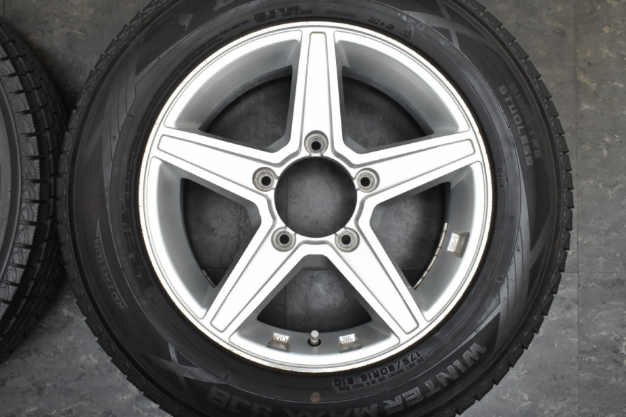 バリ溝 美品】 JB23 JB64 ジムニーサイズ 社外 16in 5.5J +20 PCD139.7 