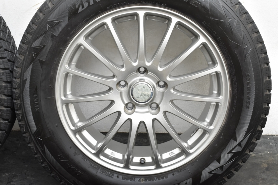 美品】エコフォルム SE-12 17in 7.0J +45 PCD114.3 ブリヂストン 