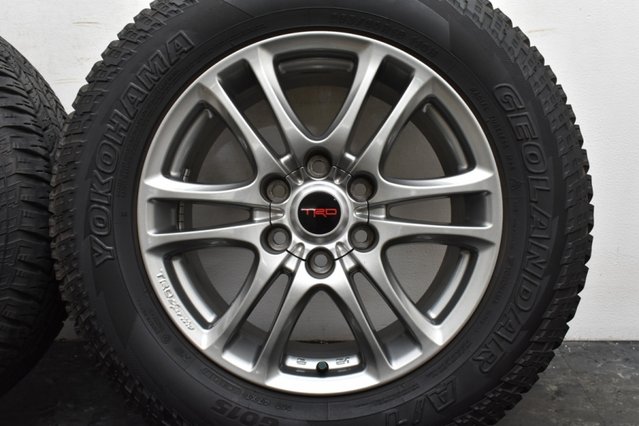 希少 良好品】トヨタ ランクルプラド 純正OP TRD TA1 18in 8.0J +25 PCD139.7 ヨコハマ ジオランダーA/T G015  265/60R18 ハイラックス 中古 タイヤホイールセット | パーツ販売ナンバーワン