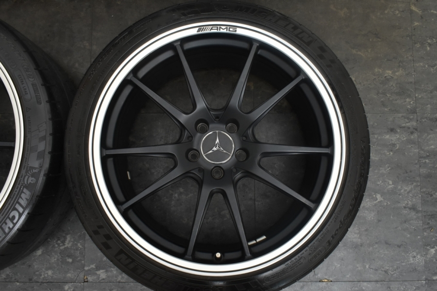 鍛造 美品】メルセデスAMG Cクラス C63S エディション1 純正 19インチ 9.0J +25 20in 10.5J +57 PCD112 255 /35R19 285/30R20 承認 MO1 中古 タイヤホイールセット | パーツ販売ナンバーワン