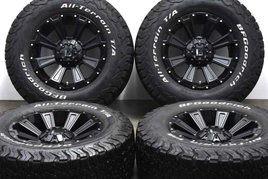 【カスタム用に】レクセル デスロック 17in 8.5J +20 PCD139.7 BFグッドリッチ T/A KO2 265/70R17 プラド  ハイラックス サーフ