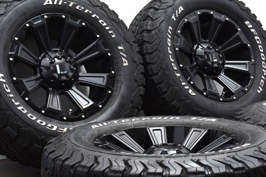 【カスタム用に】レクセル デスロック 17in 8.5J +20 PCD139.7 BFグッドリッチ T/A KO2 265/70R17 プラド  ハイラックス サーフ