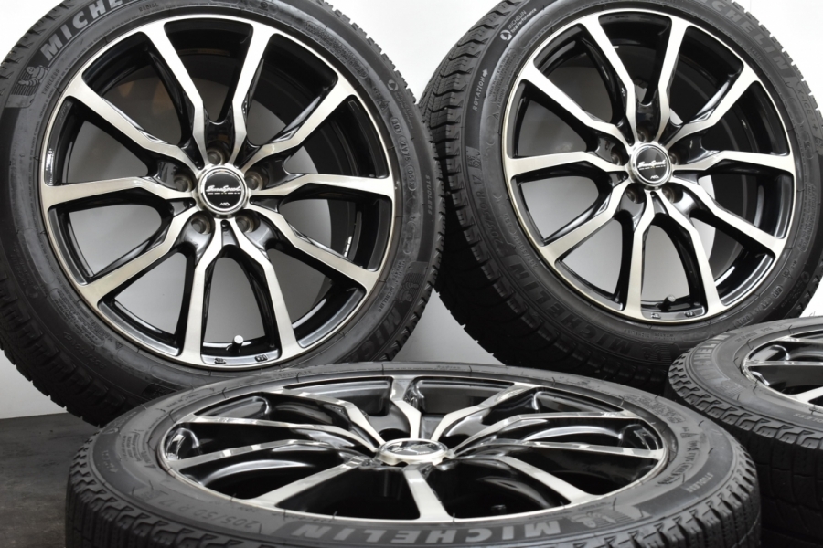 美品】ユーロスピード D.C.52 17in 7J +50 PCD100 ミシュラン X-ICE 3+ 205/50R17 インプレッサ プリウス  ウィッシュ カローラスポーツ 中古 スタッドレスタイヤホイールセット | パーツ販売ナンバーワン