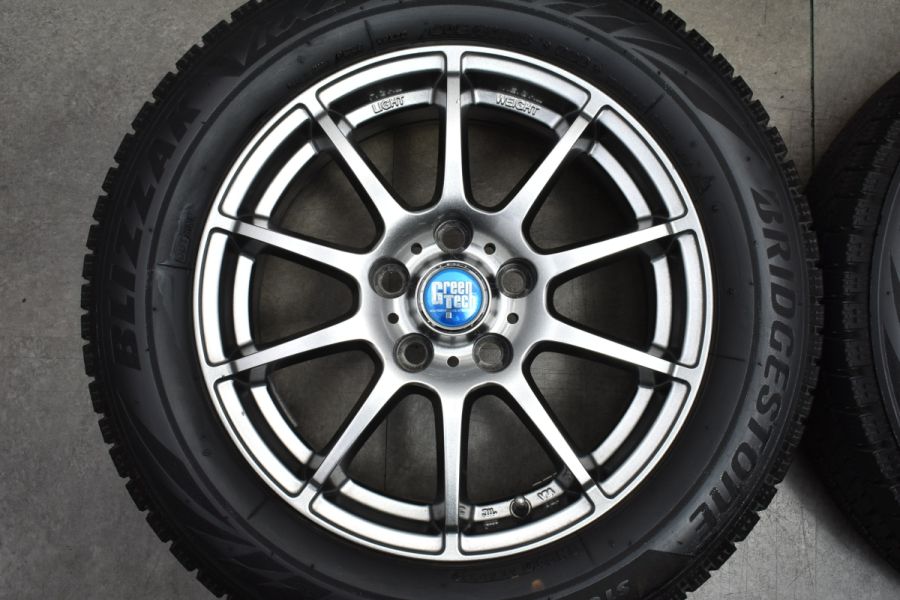 バリ溝品】GREEN TECH 16in 6.5J +38 PCD114.3 ブリヂストン