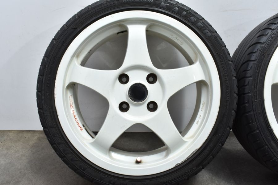 希少品】OZレーシング クロノ 17in 6.5J +40 PCD114.3 ケンダ 205/40R17 Z27AG コルト ラリーアート  バージョンR DC2 インテグラ CRONO 中古 タイヤホイールセット | パーツ販売ナンバーワン