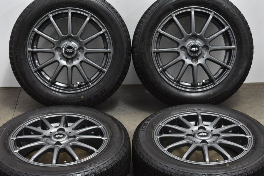 バリ溝】TEAD 14in 4.5J +45 PCD100 アイスエスポルテ 155/65R14 N-ONE 