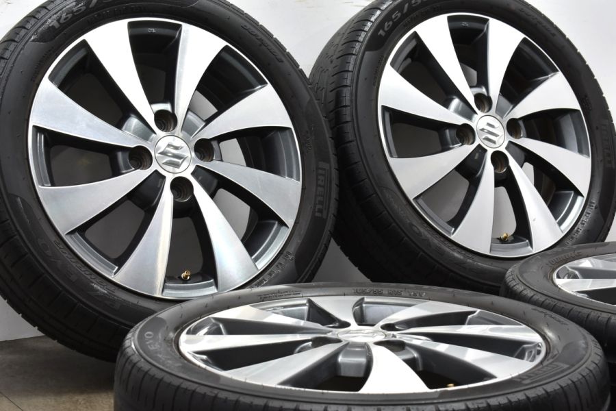 ホイールのみ可】スズキ ワゴンR スティングレー 純正 15in 4.5J