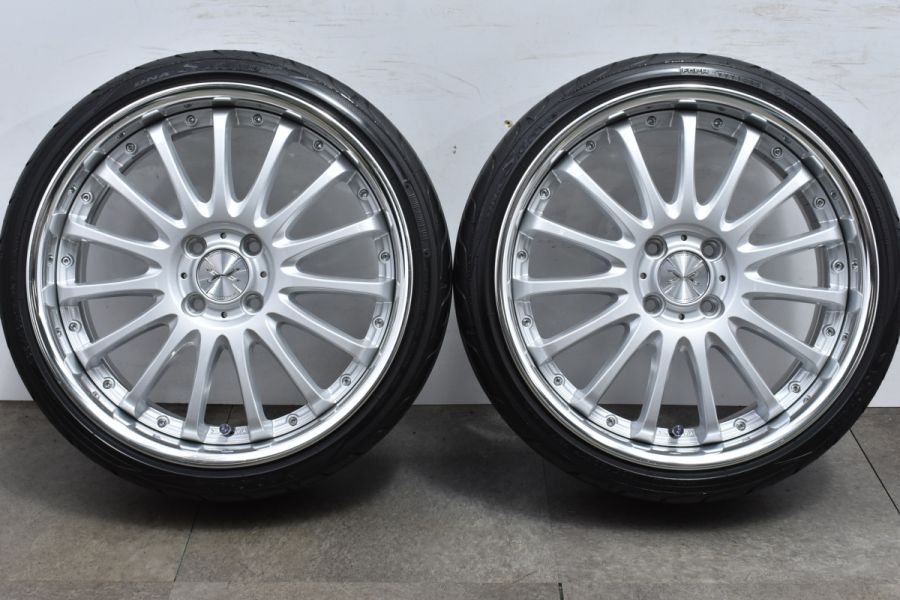 軽自動車に】マーベリック 815F 17in 6J +33 PCD100 ヨコハマ S-drive 165/40R17 2本 ワゴンR アルト  MRワゴン タント ムーヴ ウェイク 中古 タイヤホイールセット | パーツ販売ナンバーワン