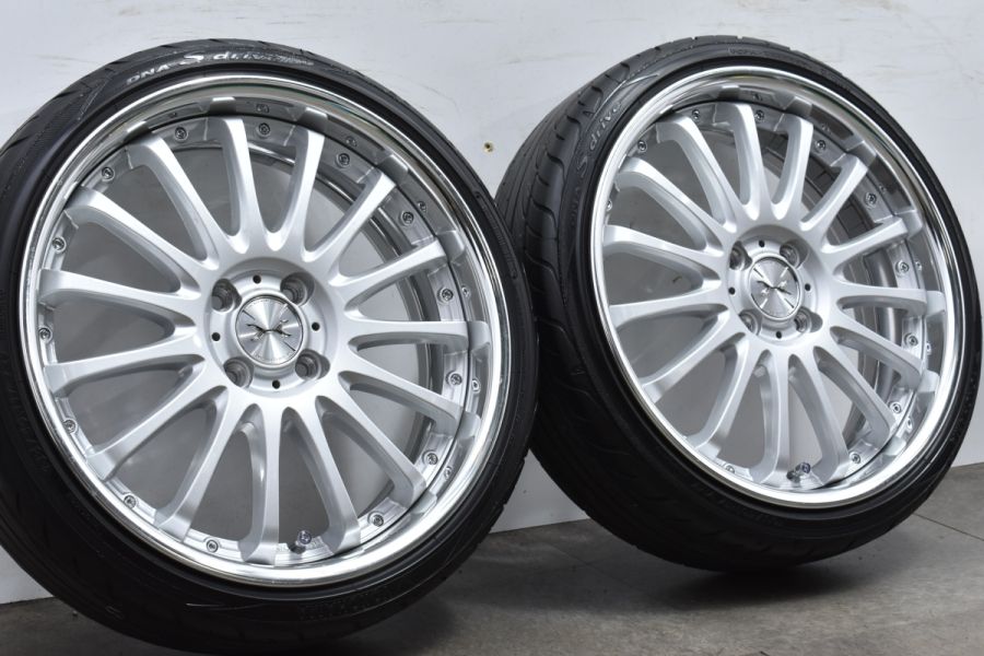 軽自動車に】マーベリック 815F 17in 6J +33 PCD100 ヨコハマ S-drive 165/40R17 2本 ワゴンR アルト  MRワゴン タント ムーヴ ウェイク 中古 タイヤホイールセット | パーツ販売ナンバーワン