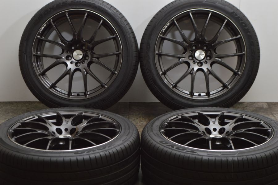 人気ホイール 美品】レイズ ホムラ RAYS HOMURA MZ 2x7 20in 8.5J +45 PCD114.3 トーヨー プロクセススポーツ  SUV 255/45R20 CR-V CX-60 中古 タイヤホイールセット | パーツ販売ナンバーワン