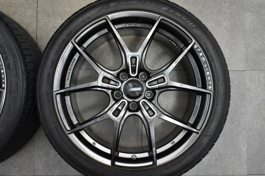 美品】RAYS gramLIGHTS 57FXZ 19in 8.5J +45 PCD114.3