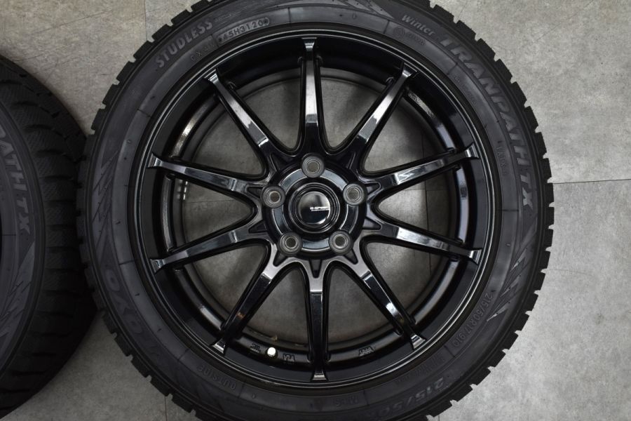 バリ溝】Gスピード 17in 7J +48 PCD114.3 トーヨー ウィンター 