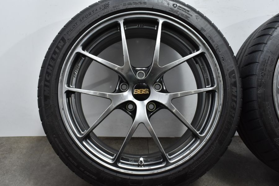 タイヤ・ホイール BBS RI-A(18inch) + Michelin PS4 (4-1) 人気 鍛造品】BBS RI-A 030 18in 8J +48 PCD112 ミシュラン