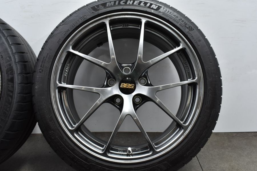 【数量限定】旧モデル在庫処分セールを開催します！ 人気 ミシュラン PCD112 +48 8J 18in 030 RI-A 鍛造品】BBS タイヤ・ホイール