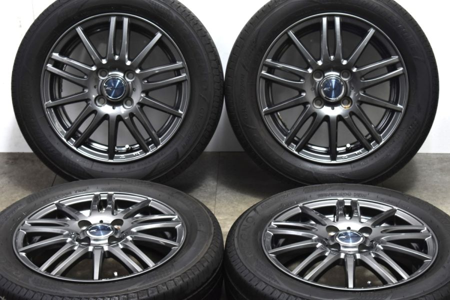 美品 バリ溝】ZAMIK TITO 14in 4.5J +45 PCD100 ブリヂストン