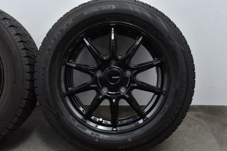 バリ溝】G-SPEED 15in 6J +53 PCD114.3 ダンロップ ウィンター