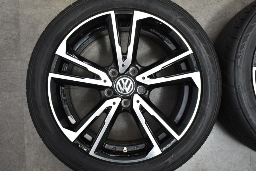 バリ溝品】ユーロテック GAYA SOLI 17in 7.5J +50 PCD112 NITTO NT555 G2 225/45R17  フォルクスワーゲン VW ゴルフ アウディA3 中古 タイヤホイールセット | パーツ販売ナンバーワン