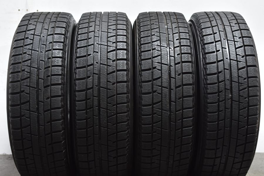 【美品】GRASS 16in 6.5J +48 PCD114.3 ヨコハマ アイスガード5PLUS iG50+ 205/65R16 アルファード  ヴェルファイア エルグランド