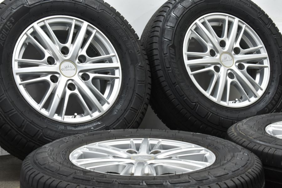 ハイエース用に】Grandverd HC1 15in 6J +35 PCD139.7 ミシュラン アジリス3 195/80R15 レジアスエース  カスタム用に 交換用 中古 タイヤホイールセット | パーツ販売ナンバーワン