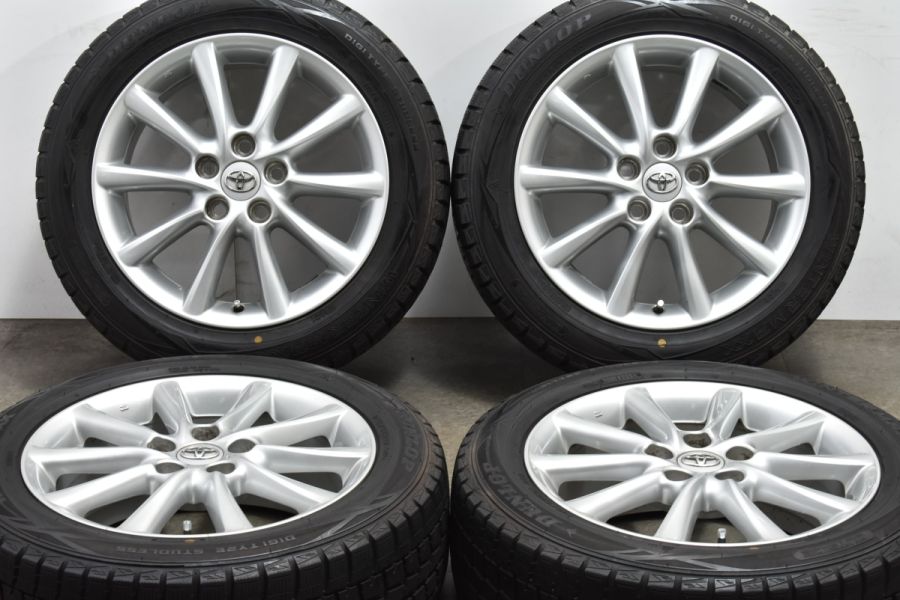 良好品】トヨタ 50 エスティマ 純正 17in 7J +50 PCD114.3 ダンロップ ウインターマックス WM01 215/55R17  C-HR ノア ヴォクシー 中古 スタッドレスタイヤホイールセット | パーツ販売ナンバーワン