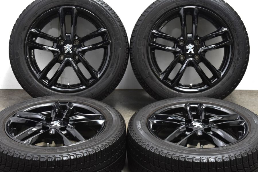 【美品】ユーロテック ガヤ5 16in 6.5J +25 PCD108 ミシュラン X-ICE XI3 195/55R16 プジョー 207 208  301 シトロエン C3 C3ピカソ 交換用