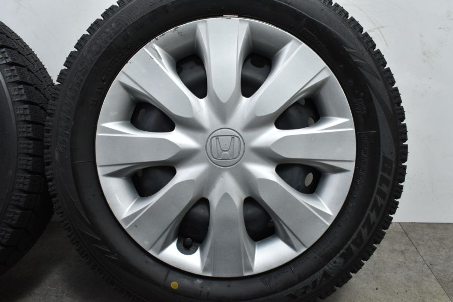ホンダ N-BOX 純正 155/65R14 ホイール　ブリヂストン 4本 バリ溝 美品】ホンダ N-WGN 純正 ENKEI製 14in 4.5J +40 PCD100