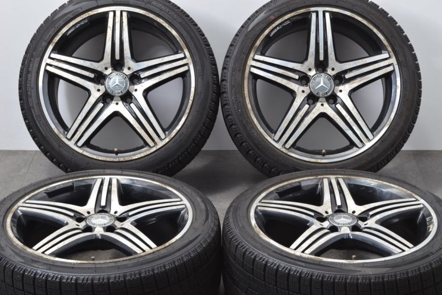 今ならほぼ即納！ バリ溝】メルセデスベンツ W176 Aクラス AMG 純正 18in 8J +48 タイヤ・ホイール