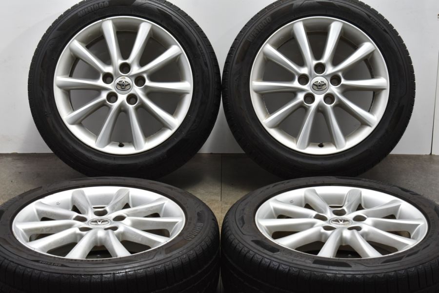 良好品】トヨタ 50 エスティマ 純正 17in 7J +50 PCD114.3 ジーテックス WH1000 215/55R17 C-HR ノア  ヴォクシー ヤリスクロス 流用 中古 スタッドレスタイヤホイールセット | パーツ販売ナンバーワン