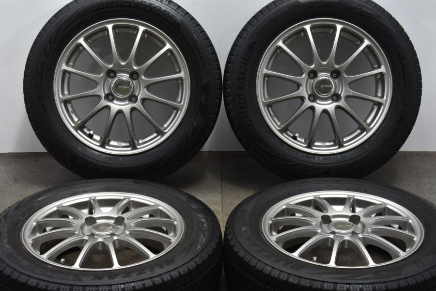 良好品】エコフォルム 15in 6J +39 PCD100 ブリヂストン ブリザック VRX2 175/65R14 パッソ ヴィッツ アクア フィット  ノート デミオ 中古 スタッドレスタイヤホイールセット | パーツ販売ナンバーワン