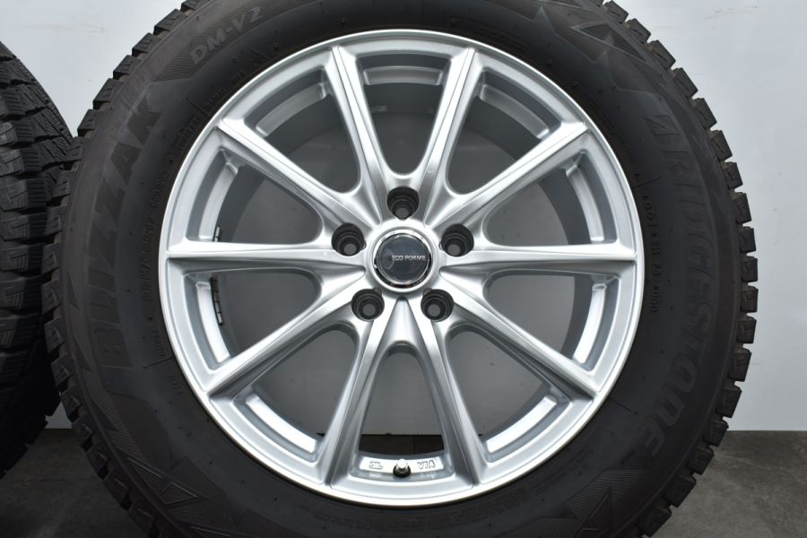 美品】エコフォルム 17in 7J +38 PCD114.3 ブリヂストン ブリザック DM-V2 225/65R17 NX ハリアー RAV4  エクストレイル CR-V CX-8 CX-5 中古 スタッドレスタイヤホイールセット | パーツ販売ナンバーワン