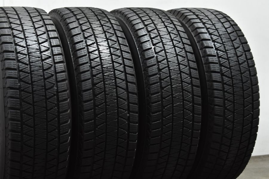 【美品】エコフォルム 16in 6.5J +38 PCD114.3 ブリヂストン ブリザック DM-V3 215/70R16 デリカD:5  アウトランダー ハリアー RAV4 交換用