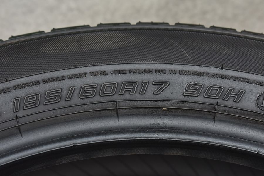 ☆送料込☆バリ溝☆ダンロップ エナセーブ EC300+ 195/60R17 バリ溝】ダンロップ エナセーブ EC300+ 195/60R17 2本セット 60